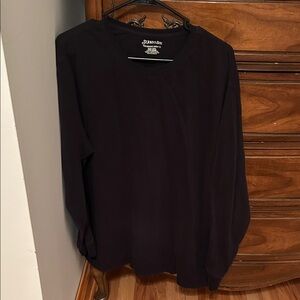 St. John's Bay Men's Black Long Sleeve Shirt